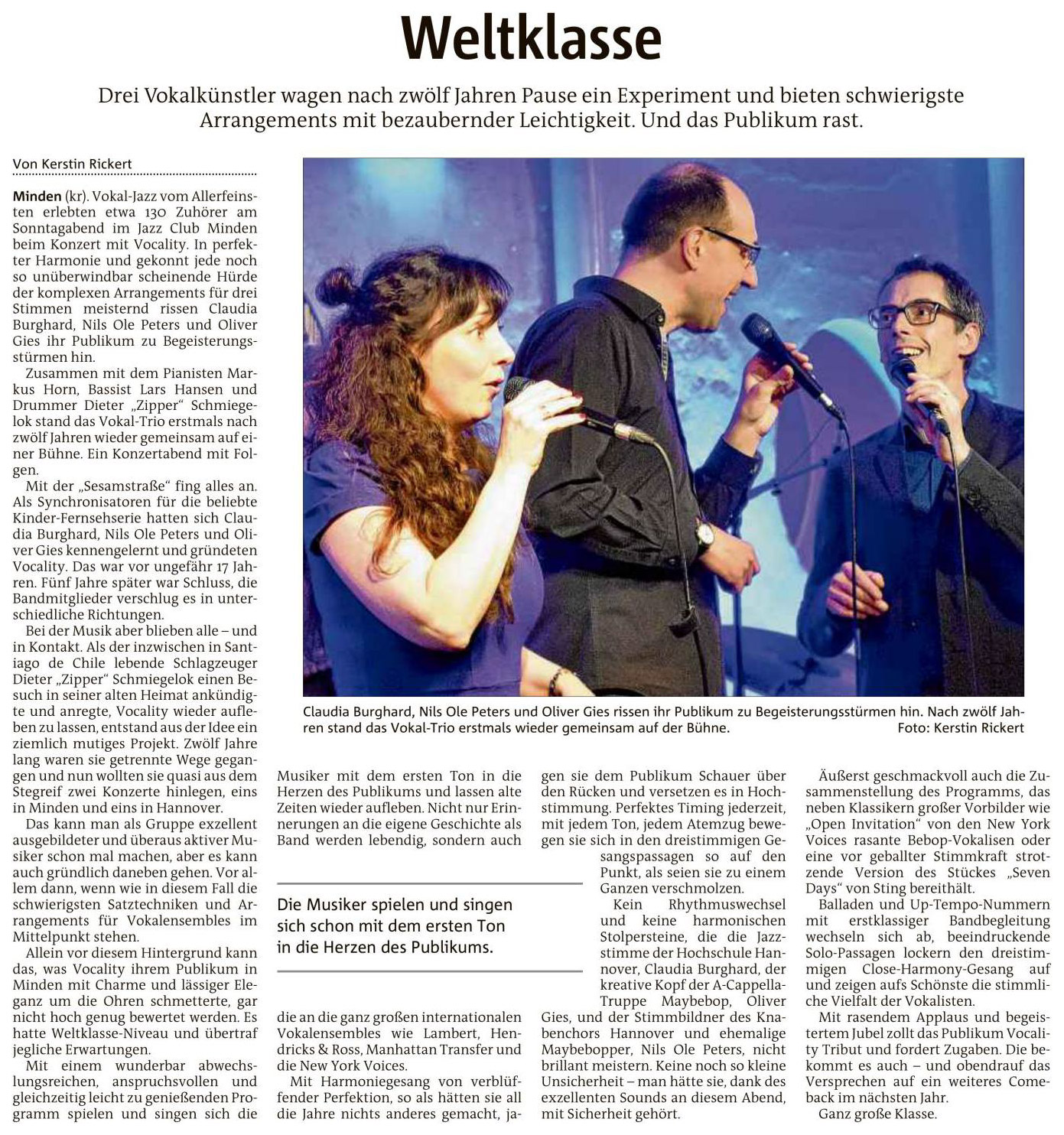 © Copyright: Mindener Tageblatt, 02.03.2017, www.mt.de